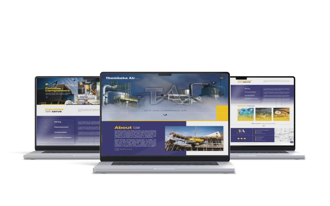 Thembeka Air: Elevating Industrial Standards with a Modern Website