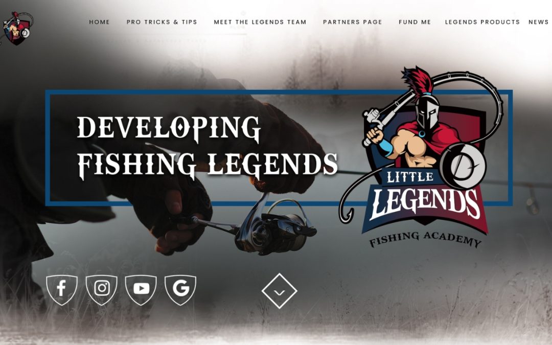Little Legends Fishing Academy Website
