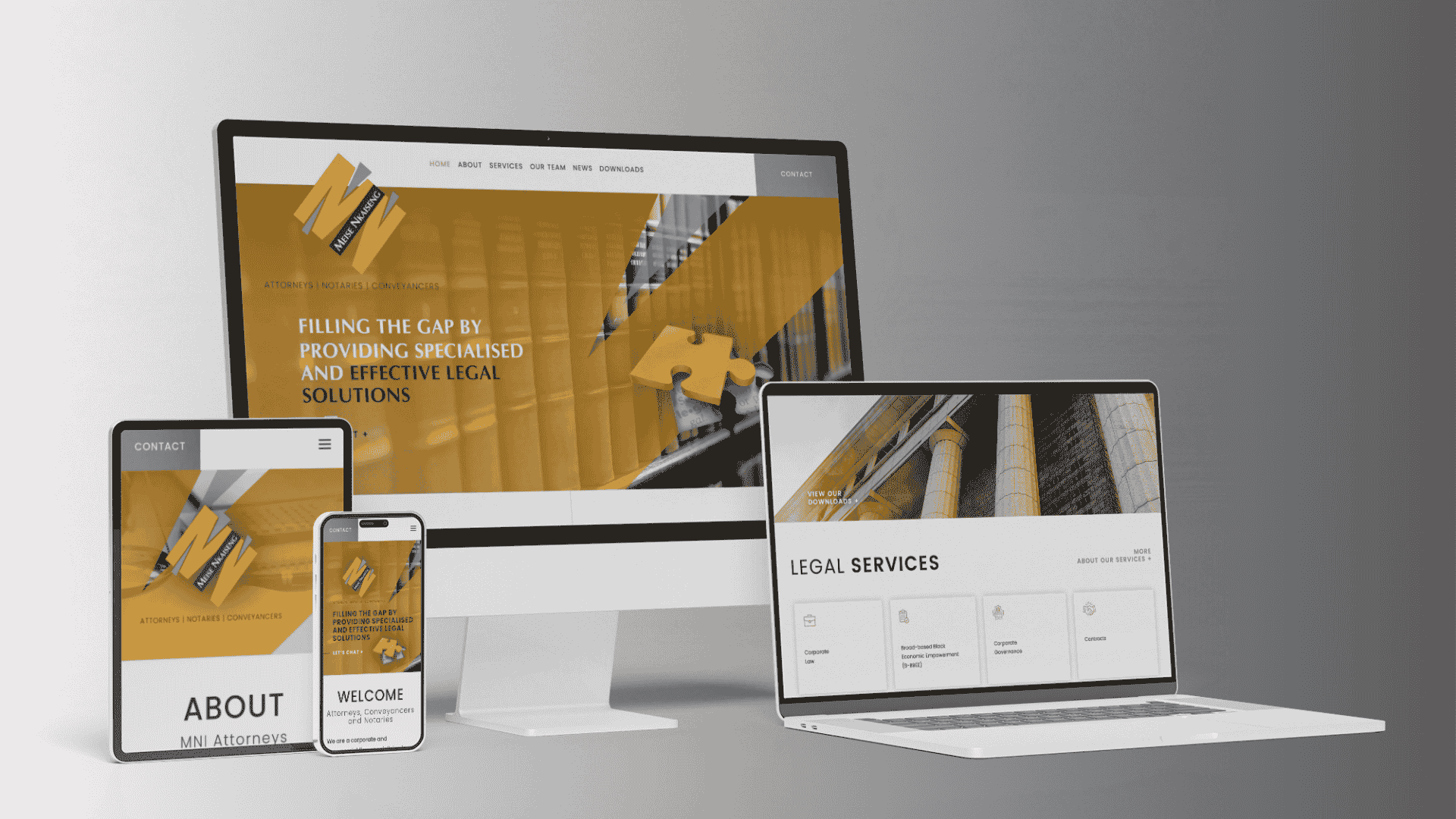 Discover how TLDC Marketing designed a high-end boutique law firm website for Meise Nkaiseng Law in the Vaal Triangle.